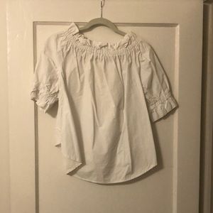 Revolve White Off the Shoulder Blouse